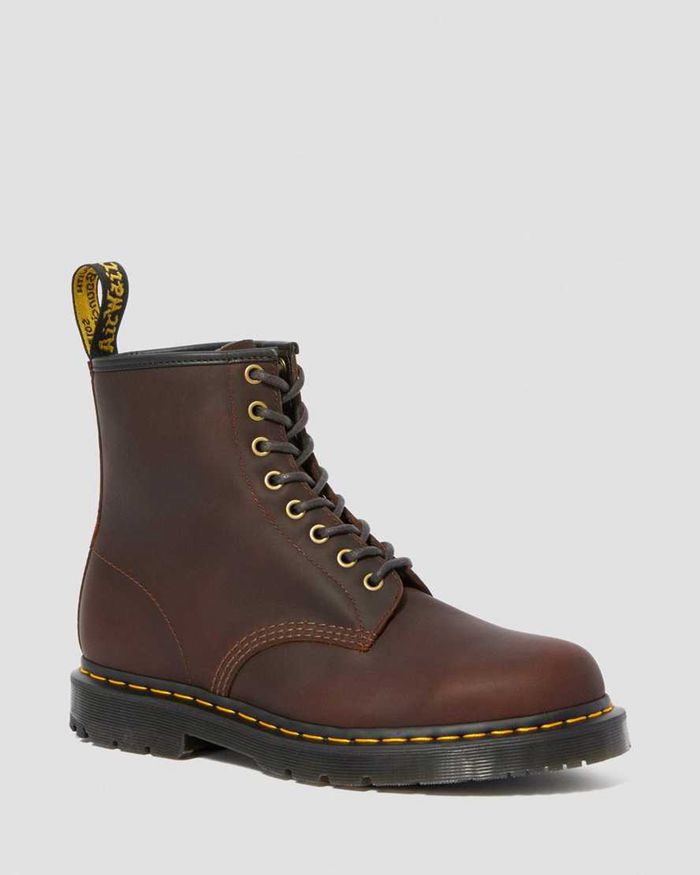 Dr Martens Vintersko Herre Brune 1460 Dm's Wintergrip Lace Up 5962MJDYT